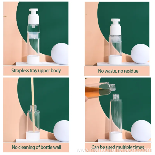 PP Facial Cream Airless Cosmetic Bottle